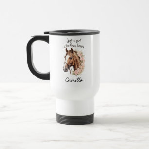 Mug De Voyage Gobelet Cheval Personnalisé Gobelet Cheval Personn
