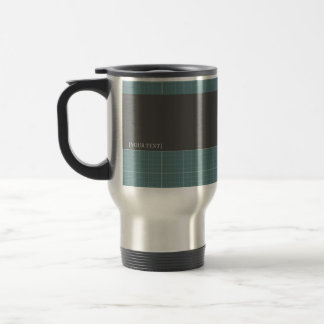 Mug De Voyage Gobelet de voyage isolé à grille de plan moderne T