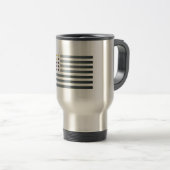 Mug De Voyage Gold Stars Silver Stripes (Devant droit)