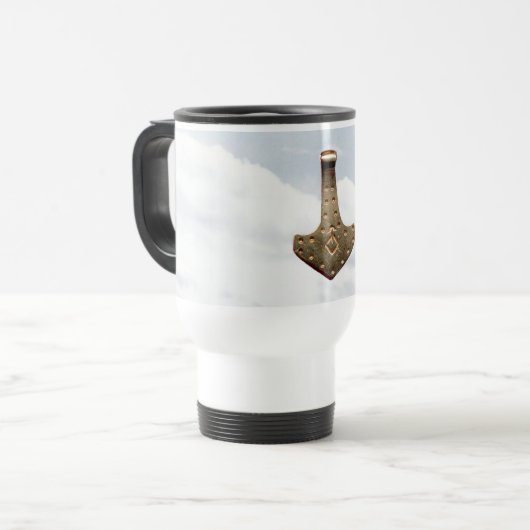 Mug De Voyage Gold Thor Hammer bang de banlieue (Devant gauche)