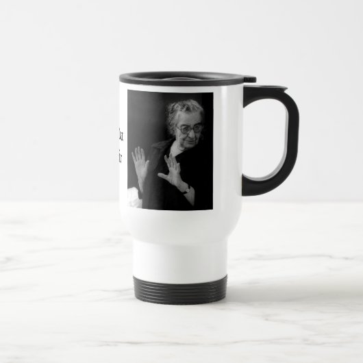 Mug De Voyage Golda Meir, premier ministre israélien (Droite)