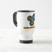 Mug De Voyage Golden Circle Design (Devant gauche)