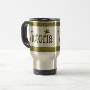 Mug De Voyage Golden Flecks Victoria Nom Design,