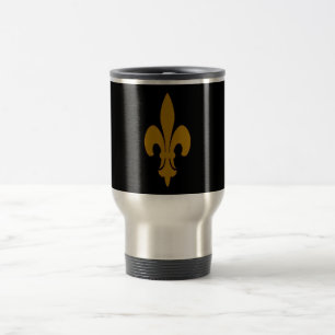 Mug De Voyage Golden Fleur De Lis