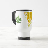 Mug De Voyage Golden Rain Cascade of Sunlight When Gold Falls Pe (Devant gauche)