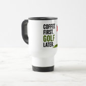 Mug De Voyage Golf café quotidien (Devant gauche)