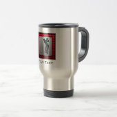 Mug De Voyage Golfeur en aluminium balayé de regard (Devant droit)