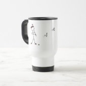 Mug De Voyage Golfeur John (Devant gauche)