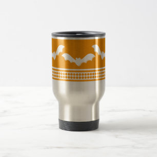 Mug De Voyage Gone Batty Halloween Mug, orange et blanc