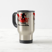 Mug De Voyage Gone Squatchin, noir bigfoot (Devant gauche)
