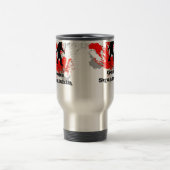 Mug De Voyage Gone Squatchin, noir bigfoot (Centre)