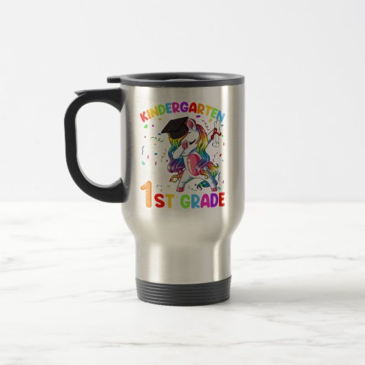 Mug De Voyage Goodbye Kindergarten Hello 1st Grade Graduation Un (Gauche)