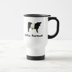 Mug De Voyage Gorgeous Belge Galloway Steer Cutout Beltie Farm