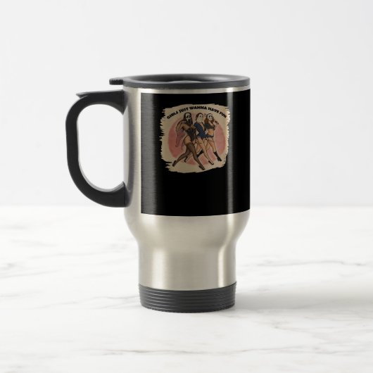 Mug De Voyage Gouls Juste Pour S'Amuser (Gauche)