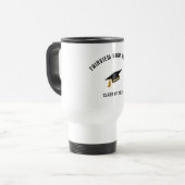Mug De Voyage Graduation simple voyage texte (Devant gauche)