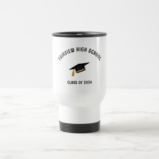 Mug De Voyage Graduation simple voyage texte (Centre)