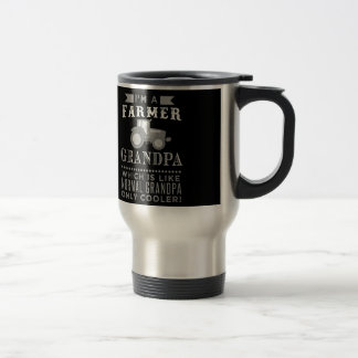 Mug De Voyage Grand-papa d'agriculteur, grand-papa frais