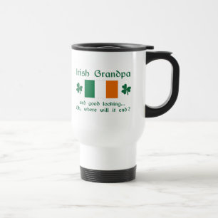 Mug De Voyage Grand-papa irlandais beau