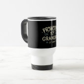 Mug De Voyage grand-père est 2024, Promoted To Grandpa Est. 2024 (Devant gauche)