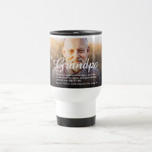Mug De Voyage Grand-père, Papa, Papa, photo de script de définit