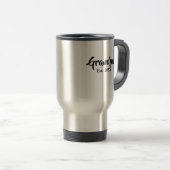 Mug De Voyage Grand-père personnalisé Année de fondation (Devant droit)