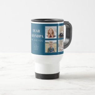Mug De Voyage Grand-père personnalisé moderne Nous vous aimons