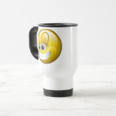 MUG DE VOYAGE GRAND VISAGE DE GRIMACE (Devant gauche)