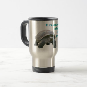 Mug De Voyage Grande Tortue Réaliste Aqua Voyagez votre propre 