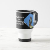 Mug De Voyage Grandma Black Starling Professional Birdwatcher (Devant droit)