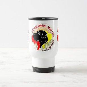 Mug De Voyage Grands Danais Noir Rouge Or