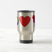 Mug De Voyage Grands Pyrénées d'amour de paix (Centre)