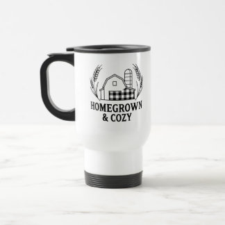 Mug De Voyage Grange à la ferme rustique et confortable