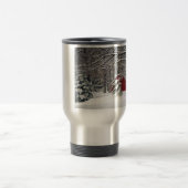 Mug De Voyage Grange rouge dans la neige 2011 (Centre)