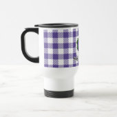 Mug De Voyage Grape on Violet Plaid (Gauche)