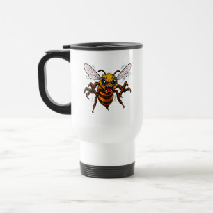Mug De Voyage Graphique de guêpe menaçante pour les amateurs de 