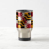 Mug De Voyage Graphique du drapeau de l'État du Maryland (Centre)