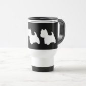Mug De Voyage Graphique noir (Devant droit)