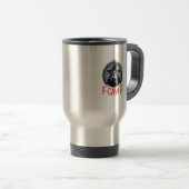 Mug De Voyage Graphique Rétro Classique F-Caw-F (Devant droit)