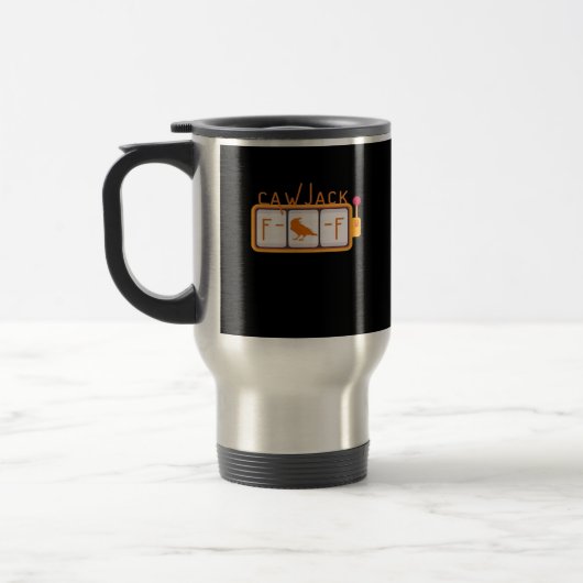 Mug De Voyage Graphique Rétro F-Caw-F Jackpot (Gauche)