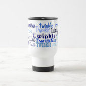 Mug De Voyage Graphiques bleus Twinkle Holiday (Centre)