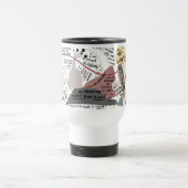 Mug De Voyage Graphiques d'affirmations d'amour de soi positives (Centre)