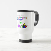Mug De Voyage Graphiques uniques de cadeaux auxiliaires de (Devant droit)