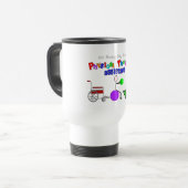 Mug De Voyage Graphiques uniques de cadeaux auxiliaires de (Devant gauche)