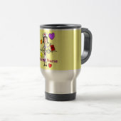 Mug De Voyage Graphiques uniques des cadeaux 3D (Devant droit)