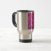 Mug De Voyage Graphisme à texture camouflage rose (Devant gauche)