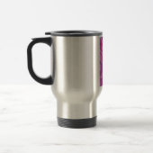 Mug De Voyage Graphisme à texture camouflage rose (Gauche)