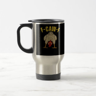 Mug De Voyage Graphisme d'art essentiel de F-Caw-F-Poulet
