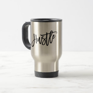 Mug De Voyage Graphisme de lettrage de script moderne tendance H