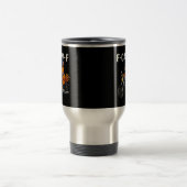 Mug De Voyage Graphisme esthétique classique de poulet F-Caw-F (Centre)