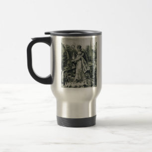 Mug De Voyage Gravure vintage de Saint Patrick bannissant les se